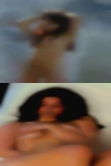 Man eating nude woman