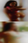 Man eating nude woman
