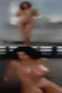 A little hair black pussy pulling.